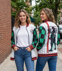 π πΈ Demon Slayer Tanjiro Inspired Bomber Jacket