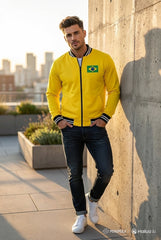 Brazil Classic Varsity Bomber