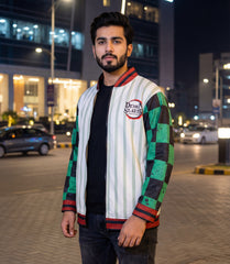 π πΈ Demon Slayer Tanjiro Inspired Bomber Jacket