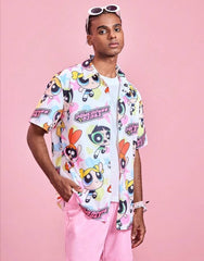 The Powerpuff Girls print shirt