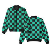 π’ Tanjiro Kamado Checkered Bomber Jacket