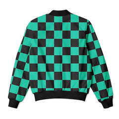 π’ Tanjiro Kamado Checkered Bomber Jacket