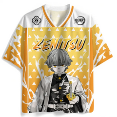 Zenitsu Agatsuma Anime Jersey β Demon Slayer Streetwear
