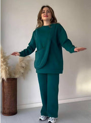 2Pcs Winter Freedom Co-Ord Set with Bag