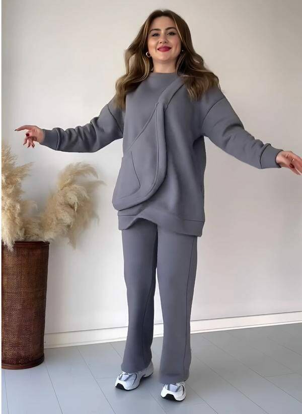 2Pcs Winter Freedom Co-Ord Set with Bag