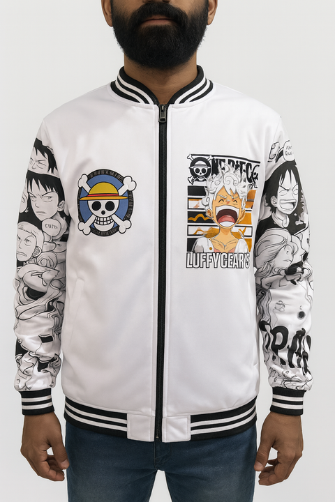 🔥One Piece Gear 5 – Hero Mode Bomber Jacket