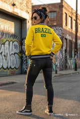 Brazil Classic Varsity Bomber
