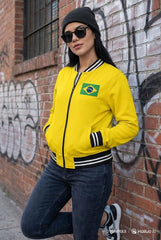 Brazil Classic Varsity Bomber