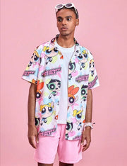 The Powerpuff Girls print shirt