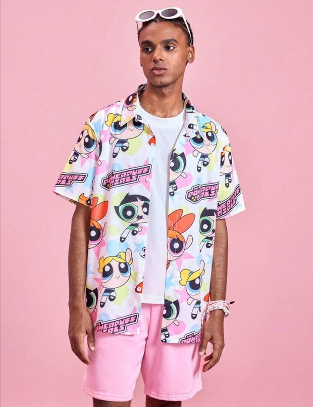 The Powerpuff Girls print shirt