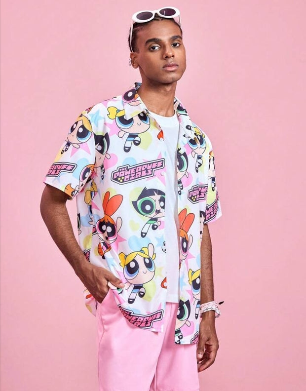 The Powerpuff Girls print shirt