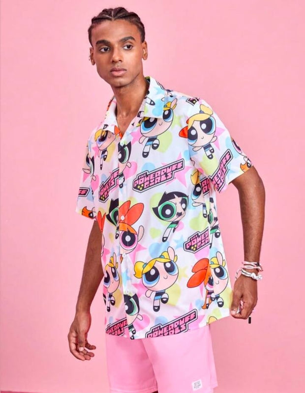 The Powerpuff Girls print shirt