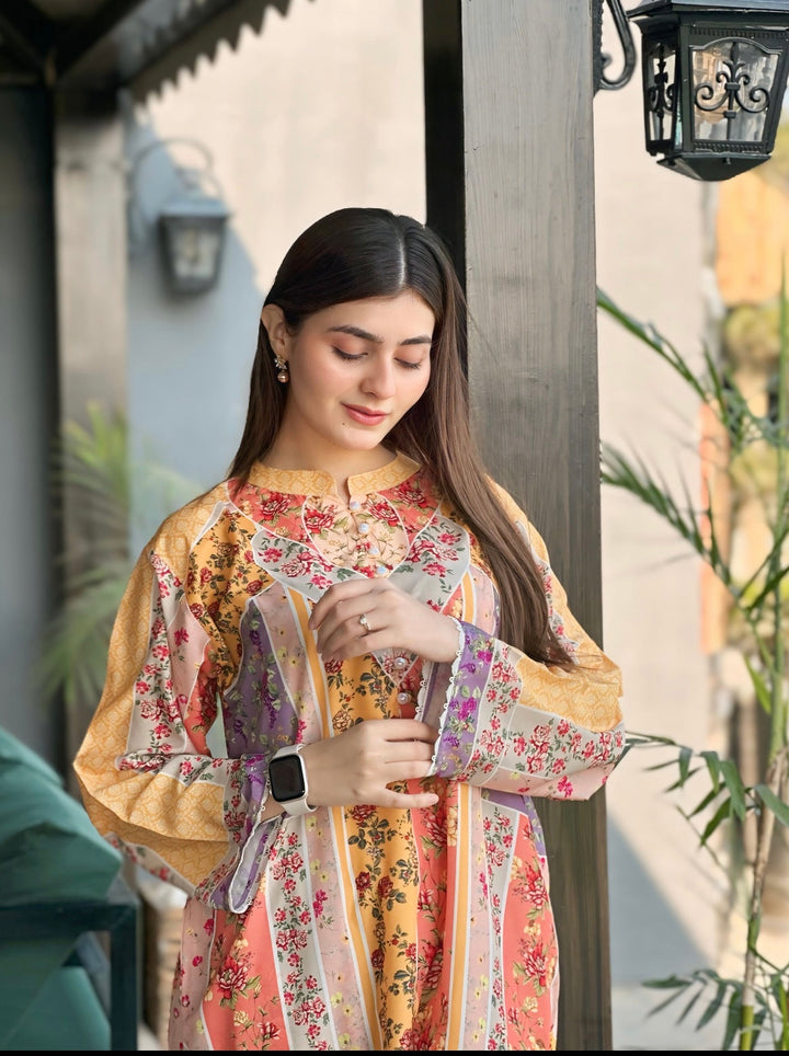 🌈 Satrangi 2-Piece Kurti Set 🌸✨