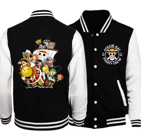 Straw Hat Legend Varsity Jacket 🏴‍☠️