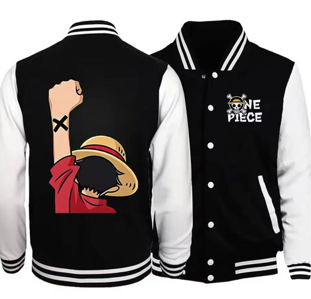Captain Luffy Classic Varsity Jacket 🖤