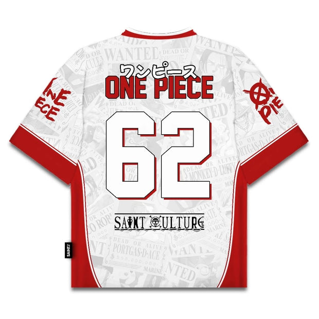 🔥 Luffy Pirate Dream – Red Legacy Jersey