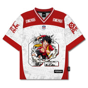🔥 Luffy Pirate Dream – Red Legacy Jersey