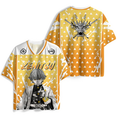 Zenitsu Agatsuma Anime Jersey – Demon Slayer Streetwear