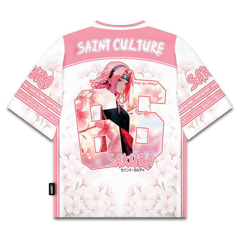 🌸 Sakura Haruno – Oversized Jersey