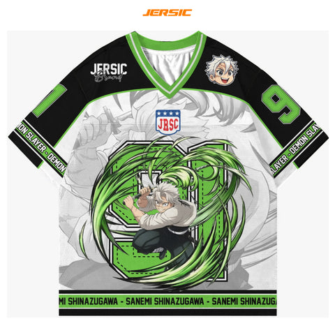 💚 Sanemi Shinazugawa – Oversized Jersey