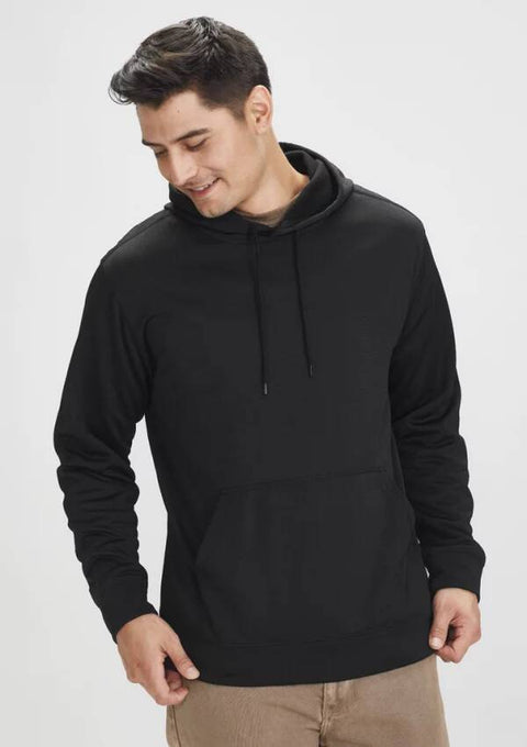 Unisex Plain Black Hoodie