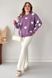 Cozy Heart Co-Ord Set | Winter Fleece Chic