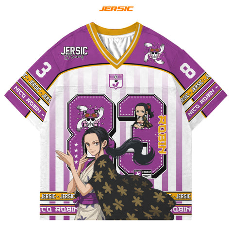 🌸 Nico Robin Edition – Oversized Jersey