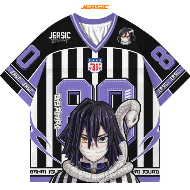 ⚫💜 Obanai Iguro – Oversized Jersey