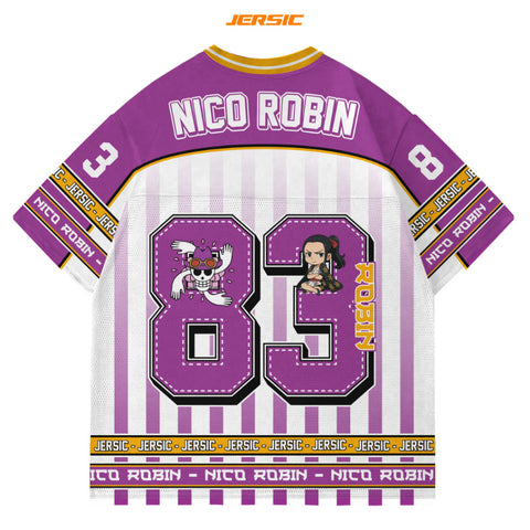 🌸 Nico Robin Edition – Oversized Jersey