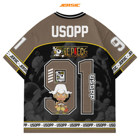 🎯 Usopp – Oversized Jersey