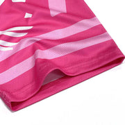 WHO IS SUKI? Bold Pink Mesh Jersey